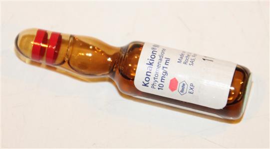 La vitamina K (filoquinona)